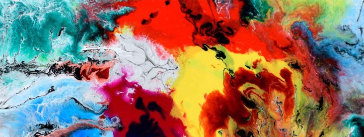 art painting the patchwork fox