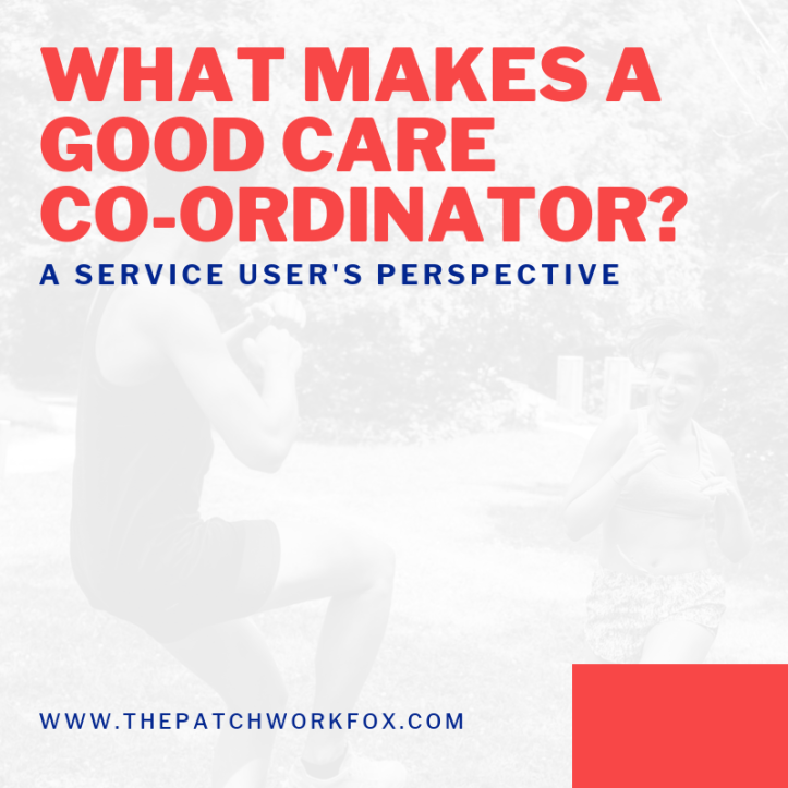 What makes a good care co-ordinator? (www.thepatchworkfox.com)