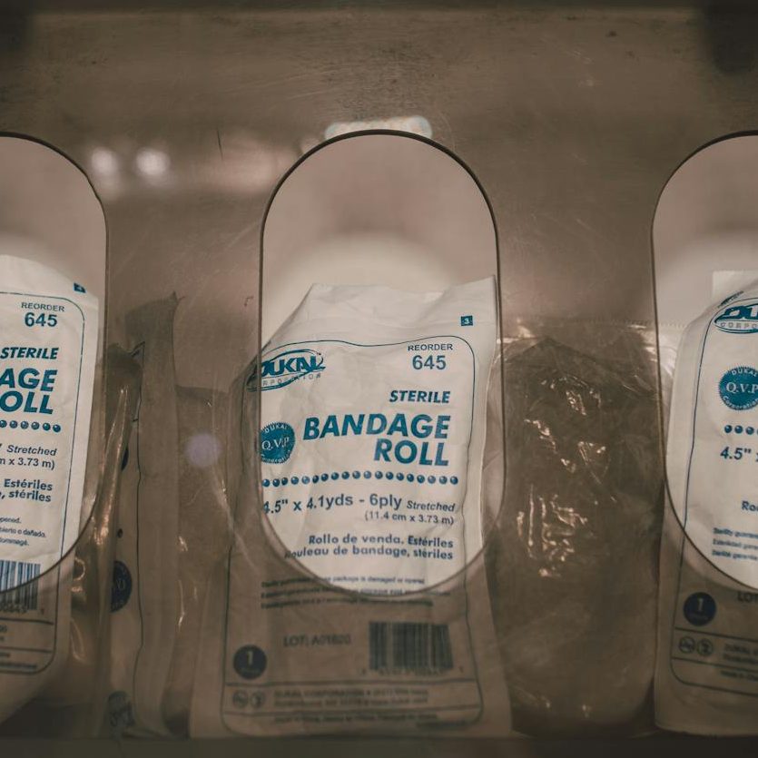 Packages of bandages (wallflowerhaze.com)